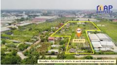 ขายที่ดินสีม่วง 20 ไร่ 2 งาน ถนน เศรษฐกิจ 1 อ.กระทุ่มแบน