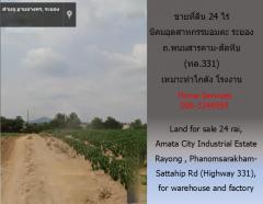 ขายที่ดิน นิคมอุตสาหกรรมอมตะ ระยอง 24 ไร่ 82 วา ถ.พนมสารคาม-สัตหีบ (ทล.331) เหมาะทำโกดัง โรงงาน -202506031734351748946875502.jpg
