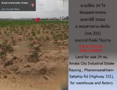 ขายที่ดิน นิคมอุตสาหกรรมอมตะ ระยอง 24 ไร่ 82 วา ถ.พนมสารคาม-สัตหีบ (ทล.331) เหมาะทำโกดัง โรงงาน -202506031734361748946876043.jpg