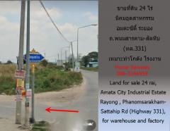 ขายที่ดิน นิคมอุตสาหกรรมอมตะ ระยอง 24 ไร่ 82 วา ถ.พนมสารคาม-สัตหีบ (ทล.331) เหมาะทำโกดัง โรงงาน -202506031734361748946876584.jpg