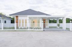 บ้านสร้างใหม่ สไตล์โมเดิร์นมินิมอล ป่าเหมือด สันทราย 