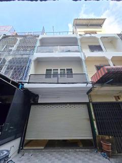 Fortune เซ็นทรัล  สถานฑูตจีน 800ม. 235 ตร.ม.MRT พระราม 9 1.1กม. ให้เช่า บ้าน อาคาร 4ชั้น รัชดา1-7ใจกลางเมือง ขาย 4.9 ล้าน 3 นอน 2 น้ำ 