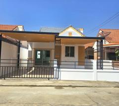 ขายบ้านเดี่ยวชั้นเดียว หมู่บ้านนันทวัน 10 เนื้อที่ 35 ตารางวา   ซอยเลียบวารี 37 ถนนเลียบวารี แขวงโคกแฝด เขตหนองจอก กรุงเทพฯ