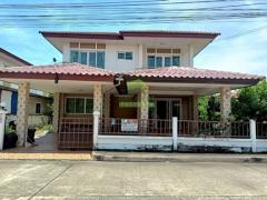 ขายบ้านเดี่ยว หมู่บ้านคุณาภัทร3 บ้านกล้วย ไทรน้อย เนื้อที่ 59.90 ตร.ว แปลงมุม แต่งครบ สวย พร้อมอยู่