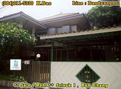 Srisuk-1,-Ban-Chang-***-Sale-/-Rent-***-Opposite-with-Garden-International-School