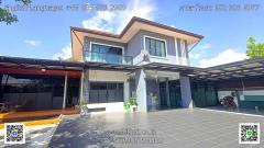 ขายบ้านเดียวในหมู่บ้าน ธนธานี พื้นที่ใช้สอยเยอะมาก ร่มรื่น น่าอยู่ 