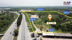 ขายที่ดิน  ริมถนนสุขุมวิท  42 ไร่ หน้ากว้าง 358 เมตร