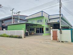 โรงงานมือสองสมุทรสาคร 1100 ตรม. มีใบรง.4 พร้อมออฟฟิศ2ชั้น สภาพสวยพร้อมใช้ทันที แถมsolar cell/หม้อแปลง500กิโลวัตต์ ซอยสี่วาพาสวัสดิ์-พันธุวงษ์