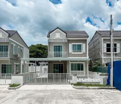 ขายบ้านแฝดพร้อมอยู่ The Village เดอะวิลเลจ รังสิต-วงแหวน ผนังอิสระได้พื้นที่รอบบ้าน ลำลูกกา ปทุมธานี.