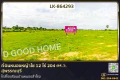 LK-864293 ที่ดินหนองหญ้าไซ 12 ไร่ 204 ตร.ว. สุพรรณบุรี ใกล้โรงเรียนบ้านหนองสำโรง