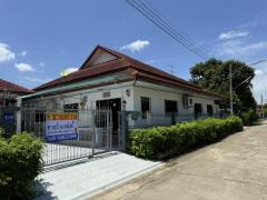 ขายบ้านเดี่ยวชั้นเดียว หมู่บ้านราชพฤกษ์ (ตลาดปลา) บ้านโป่ง (รหัสทรัพย์ 202550) ต.หนองอ้อ อ.บ้านโป่ง จ.ราชบุรี ขนาด 174.20 ตรว