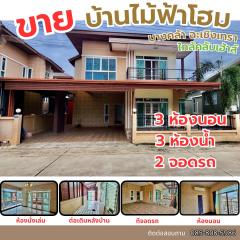 ขายบ้านเดี่ยว 2 ชั้น 60 ตารางวา โครงการไม้ฟ้าโฮม บางคล้า ฉะเชิงเทรา