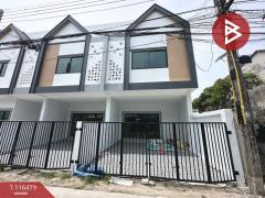 ขายทาวน์เฮ้าส์ 2 ชั้นหลังริม เนื้อที่ 21.8 ตร.วา บ้านสวน ชลบุรี