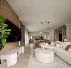 ให้เช่า บ้านหรู The City Bangna (โครงการใหม่) 89 ตร.ว.,ใกล้เมกะบางนา ตกแต่งหรูมาก เฟอร์นิเจอร์ครบ พร้อมเข้าอยู่