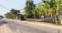 ให้เช่าที่ดินรัตนาธิเบศร์ 3 ไร่ ซอยไทรม้า 14 เมืองนนทบุรี หน้ากว้าง 11 เมตร ที่ดินเกษตรกรรม ผังสีเขียว ใกล้ MRT ไทรม้า