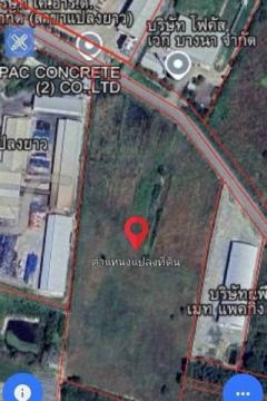 ขายที่ดินผังม่วงแปลงยาวฉะเชิงเทรา ขายที่ดินสวยโซนโรงงานอุตสาหกรรม ผังม่วงลาย บนเนื้อ  25-2-97ไร่  ( อยู่โซนโรงงาน )