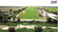 ขายที่ดินแปลงใหญ่ ติดถนน 2 ด้านหัวท้าย 290 ไร่