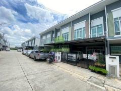 ขายทาวน์โฮม 4 ห้องนอน หมู่บ้านคิวดิสทริค กิ่งแก้ว-สุวรรณภูมิ Q District Kingkaew Suvarnabhumi เนื้อที่ 21.40 ตร.ว ต่อเติมครบ ทำเลดี ใกล้สนามบินสุวรรณภูมิ