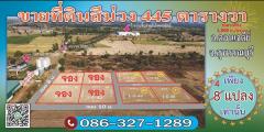 ขายที่ดิน สีม่วงล้วน อ.ดอนเจดีย์ จ.สุพรรณบุรี 455 ตารางวา ราคา 1,500 บาท/วา ยกแปลง 667,500 บาท โทร/ไลน์ 086 327 1289 (คุณนก)