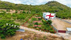 ขายถูก!! ที่ดินท้องมังกร 1ไร่ 2 งาน (2,400 sqm.) กลางหุบเขาใกล้ทะเลปราณบุรี แค่ 2 นาที