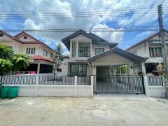 ขายถูกบ้านเดี่ยว 2 ชั้น หมู่บ้าน พานทอง รังสิต คลองห้า Phanthong Rangsit Khlong Five  ขนาด 55 ตรว. 3 นอน 4 น้ำ บ้านสวย บ้านเปล่า  