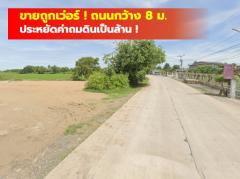 ขายถูกมาก ที่ดิน ต.รางจรเข้ อ.เสนา 9 ไร่กว่า ใกล้ ถ.ธรรมสิทธิ์เสนาแค่ 4.4 กม. CC