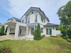 RM661  ให้เช่า บ้านเดี่ยว วิลลาจจิโอ3 ศรีนครินทร์ บางนา บ้านใหม่แกะกล่อง ทำเลดี ริมน้ำ ใกล้คลับเฮาส์ เมกาบางนา ฟอร์เรสเทียร์