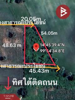 ขายที่ดิน เนื้อที่ 3 งาน 56 ตารางวาอ.หนองหญ้าไซ สุพรรณบุรี