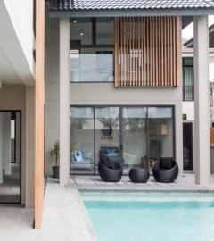 บ้านพร้อมสระว่ายน้ำส่วนตัวหลังใหม่ ในหมู่บ้านพราวขวัญเวียง ราคานี้รวมเฟอร์นิเจอร์ + เครื่องใช้ไฟฟ้า พร้อมเข้าอยู่