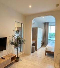 D Condo Sign ห้องสวยพร้อมตกแต่งสไตล์มูจิ ใหม่ยกชุด ติดห้างเซ็นทรัล เฟส มีทางเดินเชื่อมเข้าห้าง เดินได้สะดวกปลอดภัย