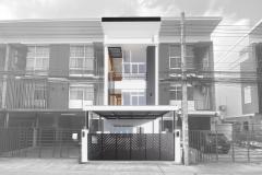 ให้เช่า ทาวน์โฮม Onyx Home นาคนิวาส 48 4 นอน 5 น้ำ 3 ชั้น 24.9 ตรว. 206 ตร.ม.