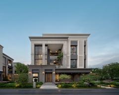 ขายคฤหาสน์หรู 3 ชั้น ปิ่นเกล้า–บรมฯ โครงการ Grand Bangkok Boulevard ปิ่นเกล้า–บรมฯ พื้นที่ใช้สอย 499 - 571 ตรม.