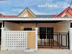 บ้านทำเลดี รีโนเวทพร้อมอยู่ 2นอน หมู่บ้าน พฤกษชาติ 2 ศรีราชา TP-H1702