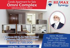 Condo-Omni-Tower-Asoke-Nana-ใกล้-BTS-นานา-49-ตารางเมตร-1-ห้อ