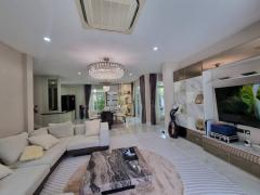 NTG143 ให้เช่า บ้านเดี่ยว : นันทวัน บางนา กม.7 แปลงหน้าสวน เฟอร์นิเจอร์นำเข้า  ใกล้เมกะบางนา