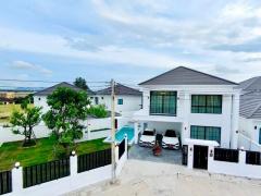 ขายบ้านเดี่ยว 2 ชั้น 99 ตร.ว. TW. Garden Hill นาจอมเทียน ย่านห้วยใหญ่ สัตหีบ ชลบุรี