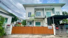 ให้เช่า/ขายทาวน์โฮม 2 ชั้น หมู่บ้านเดอะเนเจอร์ การ์เด้นท์ ลาดหลุมแก้ว ปทุมธานี เนื้อที่ 22.40 ตร.ว ทำเลดีมาก ต่อเติมครบ พร้อมอยู่