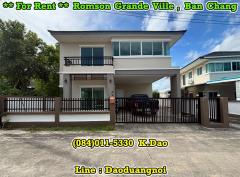 #Romson Grande Ville, Ban Chang *** Brand New House for Rent ***