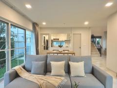 NTG161 ให้เช่าบ้านเดี่ยว ชัยพฤกษ์ บางนา กม.15 ตกแต่งครบพร้อมเข้าอยู่ ใกล้ Mega Bangna