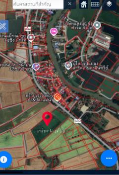 ขายที่ดิน ต. อมฤต อ. ผักไห่ จ. อยุธยา 21 ไร่ 3 งาน 43 ตรว ต่ำกว่าราคาตลาด หน้ากว้าง 118 เมตร ยาว325 เมตร