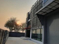 BST932 ขายโรงงานพร้อมออฟฟิศสร้างใหม่ ย่านลำลูกกา คลอง 9 ปทุมธานี พื้นที่สีม่วงเข้ม