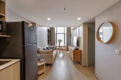 ให้เช่าคอนโด Life Rama 4 – Asoke (ไลฟ์ พระราม 4 – อโศก) 2 ห้องนอน Vertiplex 2 ชั้น | 52 ตร.ม. | ชั้น 34 | ห้องแต่งครบพร้อมอยู่