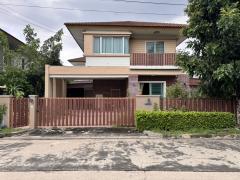 ขายบ้านเดี่ยว โครงการ เอโทล มัลดีฟส์ บีช ศรีนครินทร์ - หนามแดง  บ้านทำเลติดหน้าสวนโครงการ ติดถนนซอยวัดหนามแดง ร่มรื่นสไตล์รีสอร์ท ✅ บ้านเดี่ยว 2 ชั้น (หน้าสวน)