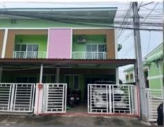 ขายทาวน์เฮ้าส์มือสอง อำเภอพานทอง จ.ชลบุรี โครงการ ทาวน์โฮม สมปราถนา