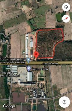 ขายที่ดิน 42 ไร่เศษ ติดถนนใหญ่สายมิตรภาพบ้านไผ่ ขอนแก่น