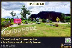 TP-984860 ที่ดินพร้อมบ้านเดี่ยวหนองมะโมง 1 ไร่ (บ้านกลางนาโฮมสเตย์) ชัยนาท ใกล้โลตัส ชัยนาท