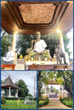 ขายที่ดิน สถานที่ท่องเที่ยวประจำจังหวัด อาศรมหมอชีวก สิงห์บุรี เกือบ 10 ไร่ พร้อมอาคารบ้านไม้สักเรือนไทยหลังใหญ่หลายอาคาร