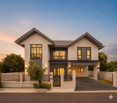 หมู่บ้าน นนทรี 5 The Nont Project 5 พระราม5   ใกล้รถไฟฟ้าสายสีม่วง