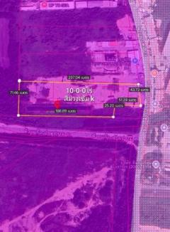 ขายที่ดินปลวกแดงระยอง เสนอขายที่ดินระยอง 10ไร่  สีม่วงเข้ม