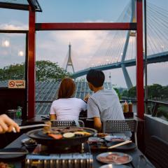 เซ้งร้านปิ้งย่าง ชื่อดังของเชฟมาร์ค ริมแม่น้ำเจ้าพระยา แถวพระประแดง บรรยากาศดีมาก